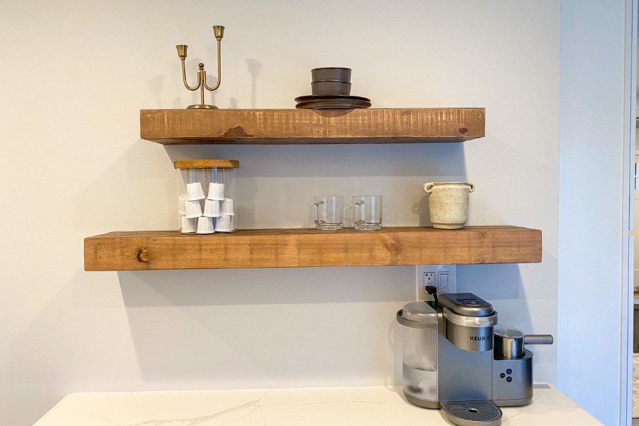 kitchen shelf decor ideas