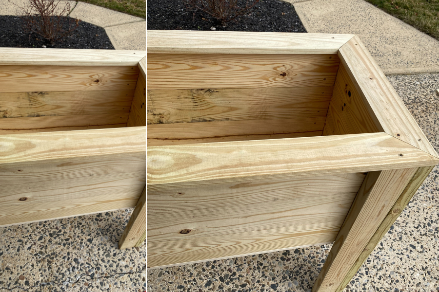 DIY Raised Planter Bed With Legs