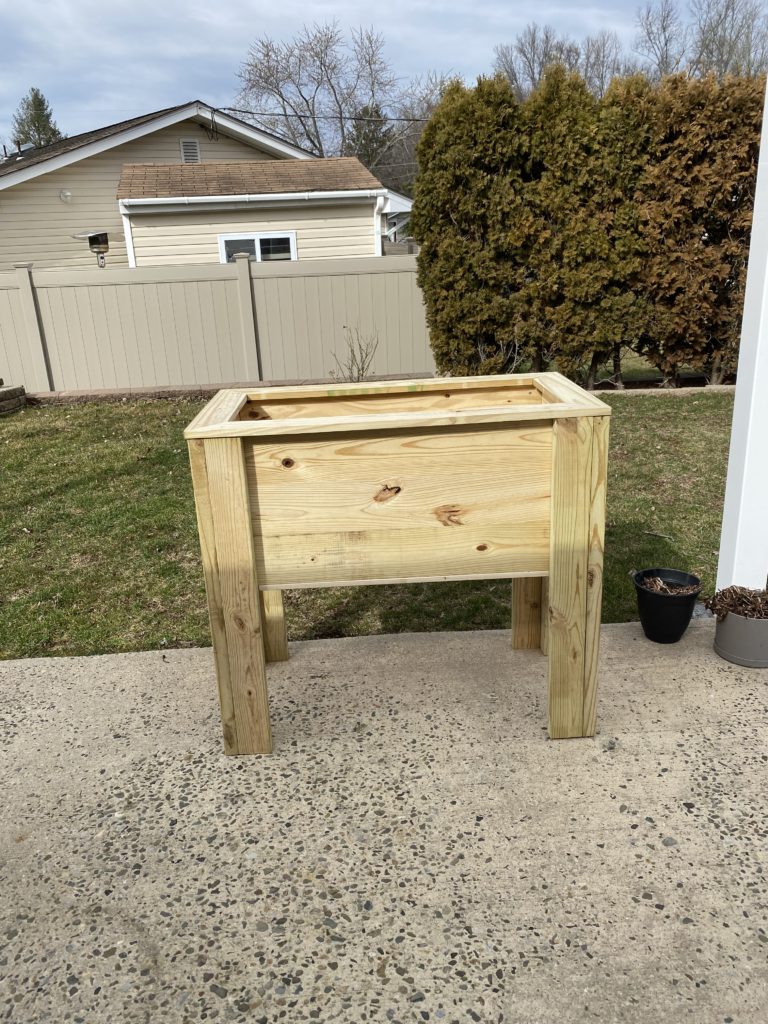 DIY Raised Planter Box