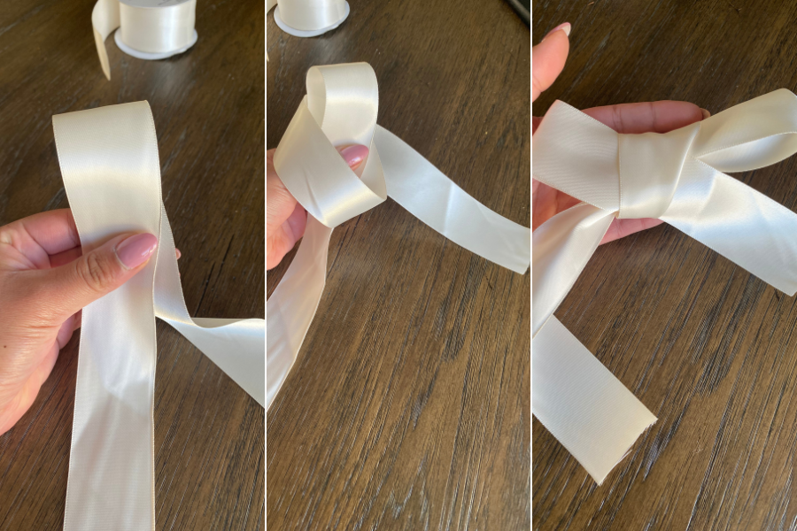 how to make a simple bow with ribbon