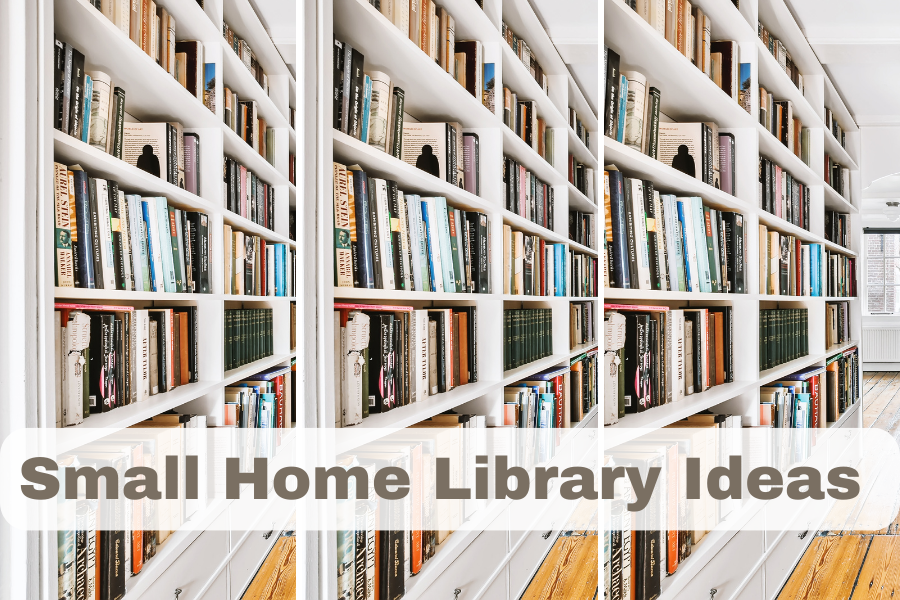 small home library design