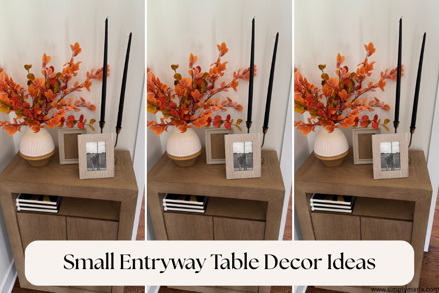 small entryway table decor ideas