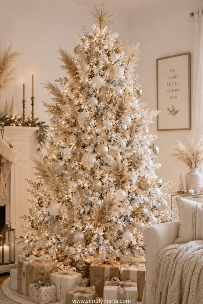 white christmas tree ideas 2026
