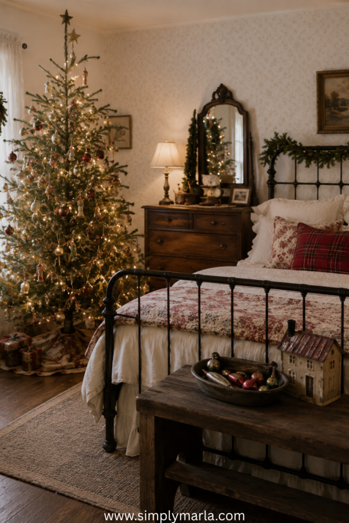 vintage aesthetic christmas tree