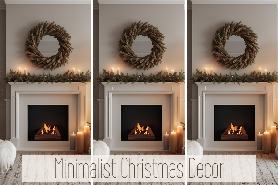 minimalist christmas decor