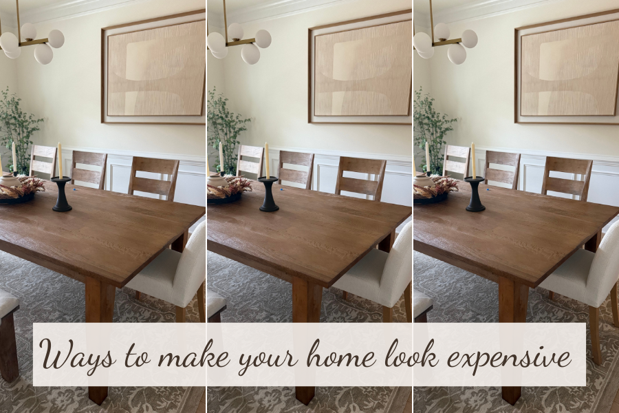 ways to make your home look expensive