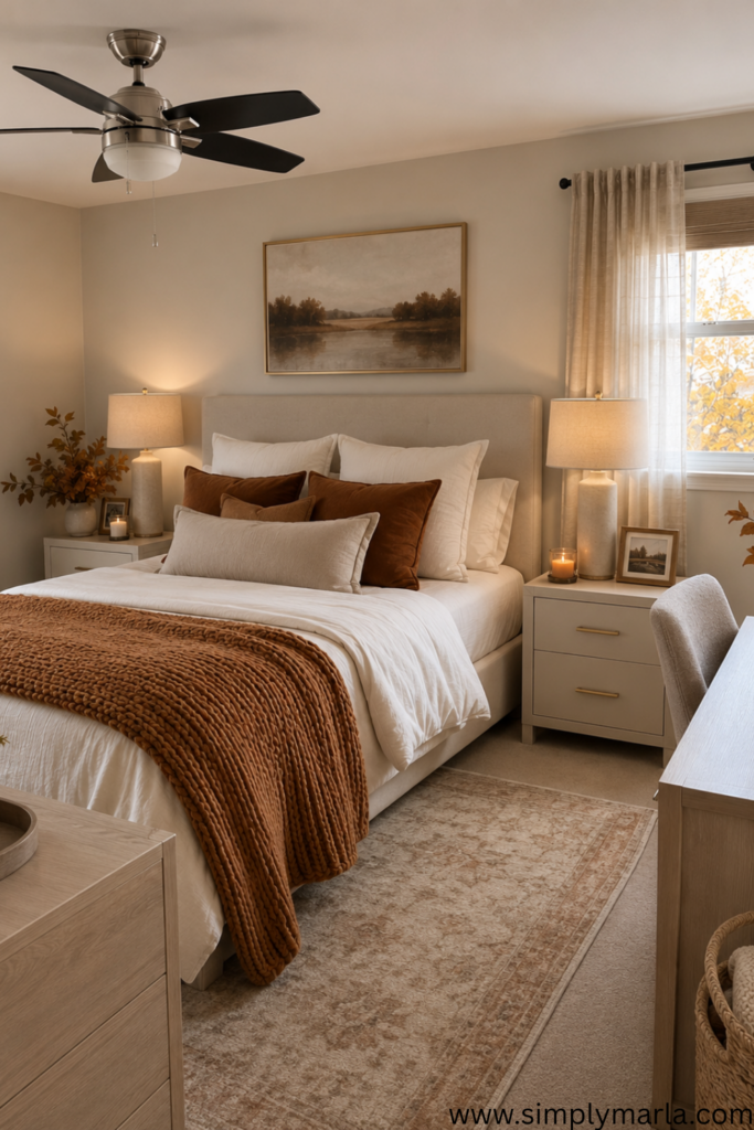 fall bedroom decor ideas