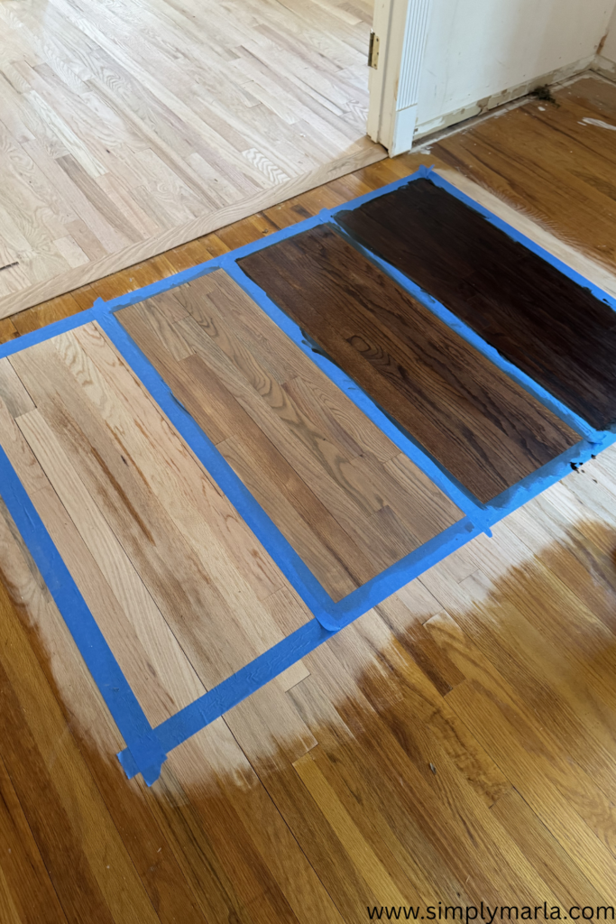 hardwood floor stain ideas