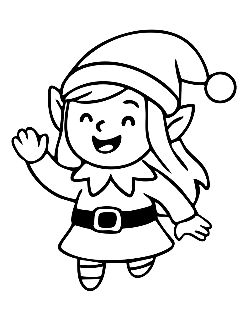 elf on the shelf ideas coloring pages