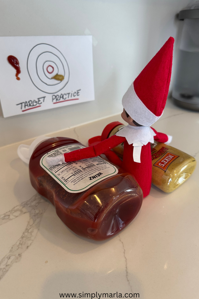 elf on the shelf target practice