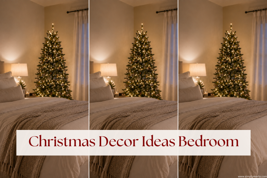 christmas decor ideas bedroom