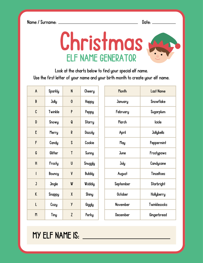 elf on the shelf printable pdf 