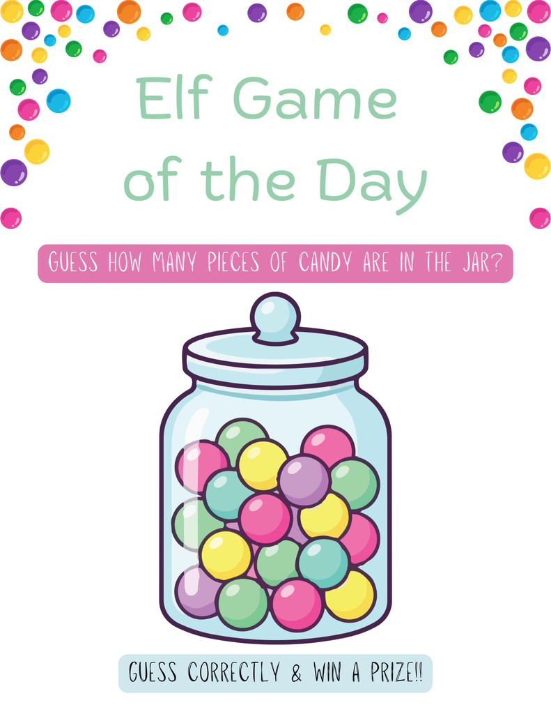 elf on the shelf printable game