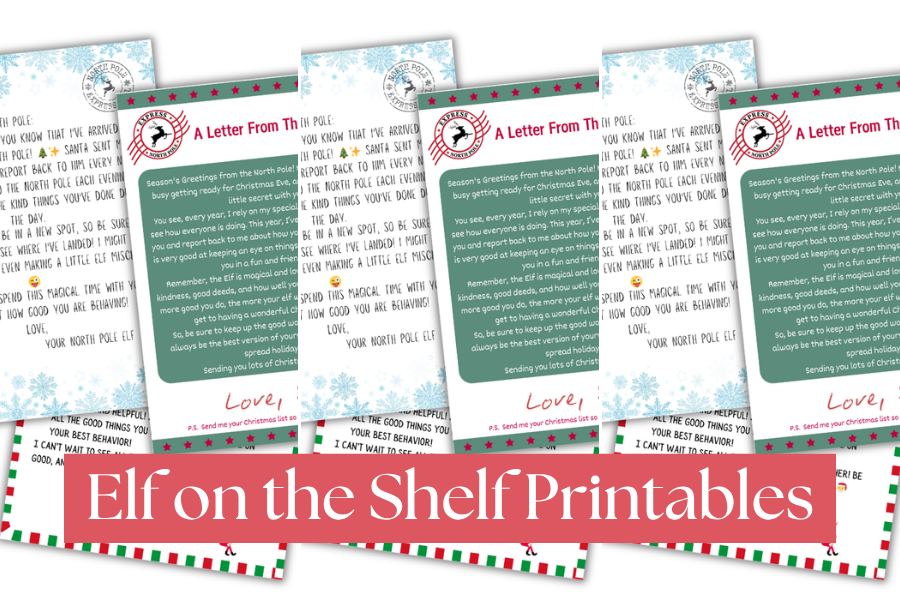 elf on the shelf printables pdf