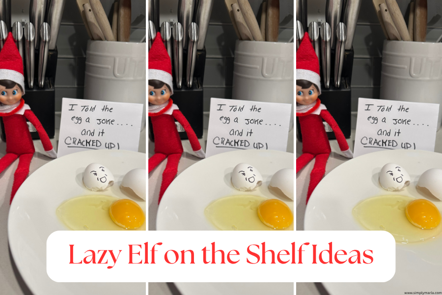 lazy elf on the shelf ideas quick