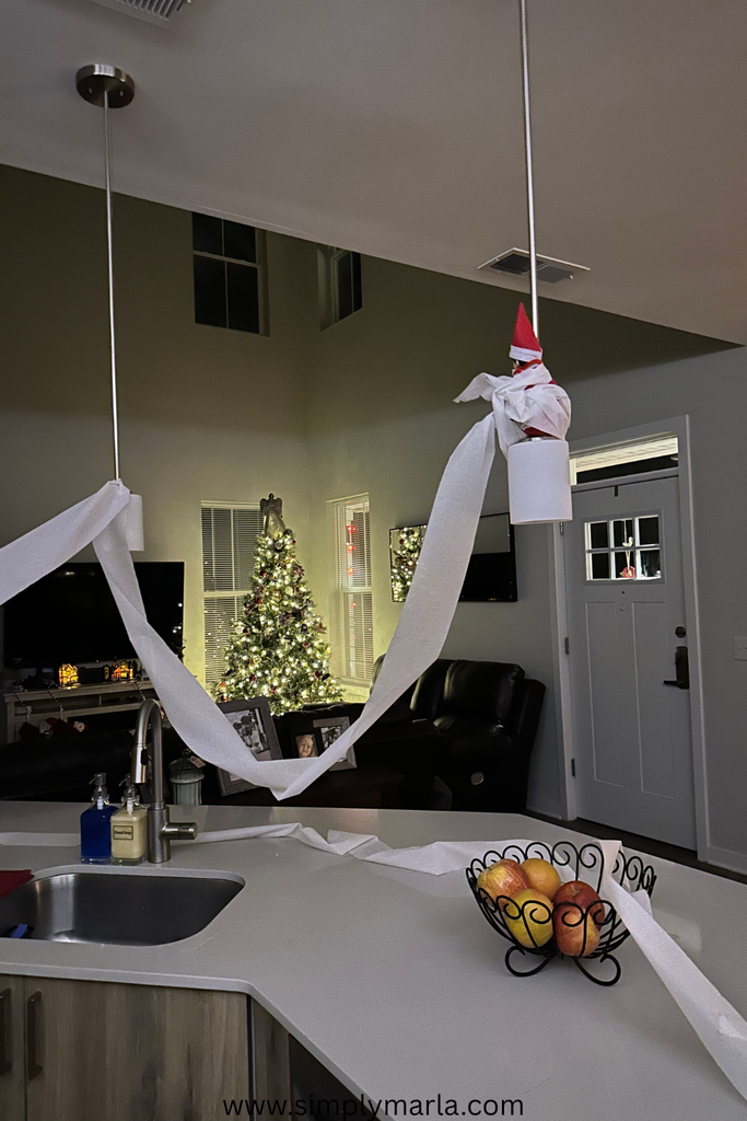 easy elf on the shelf idea for lazy moms