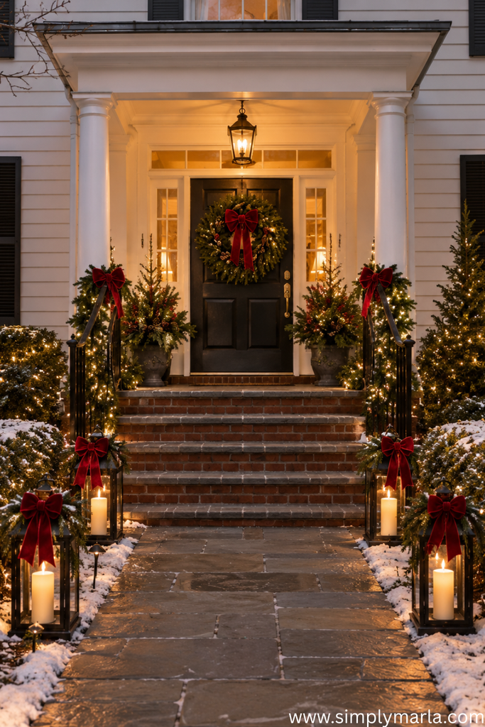 christmas entryway ideas
