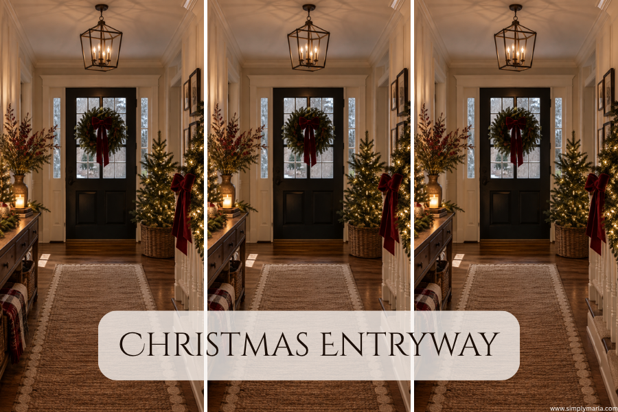 christmas entryway